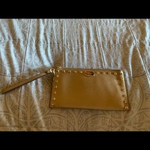Michael kors clutch gold